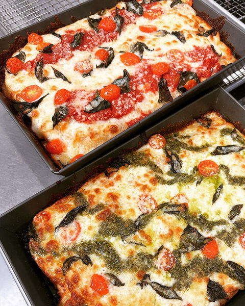 Brevard Pizza Works pan pizza
