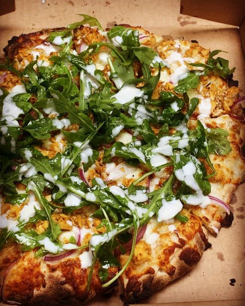 Brevard Pizza Works fancy pants pizza
