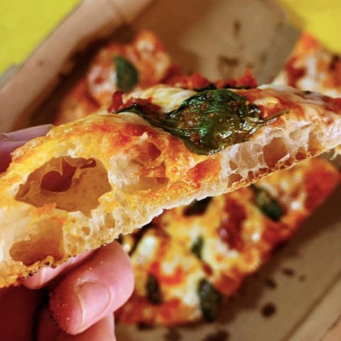 Brevard Pizza Works pizza crust
